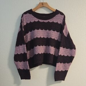 *3 For $15* Striped Cropped Sweater